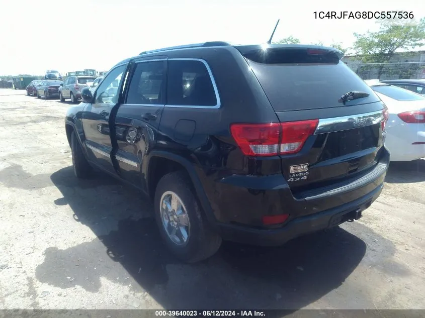 2013 Jeep Grand Cherokee Laredo VIN: 1C4RJFAG8DC557536 Lot: 39640023