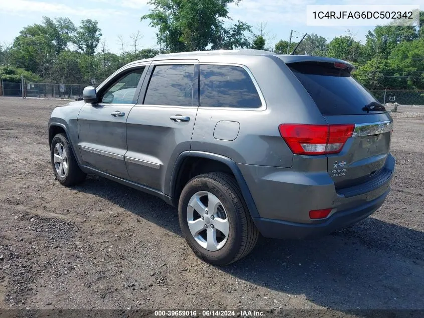 2013 Jeep Grand Cherokee Laredo VIN: 1C4RJFAG6DC502342 Lot: 39659016