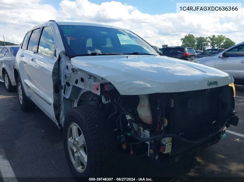 1C4RJFAGXDC636366 2013 Jeep Grand Cherokee Laredo