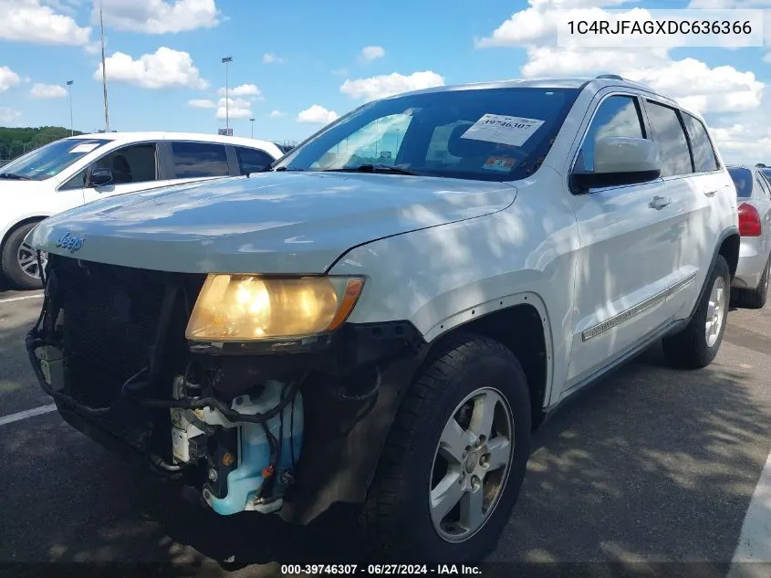 1C4RJFAGXDC636366 2013 Jeep Grand Cherokee Laredo