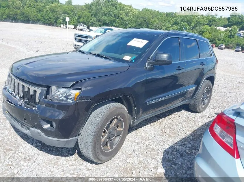 2013 Jeep Grand Cherokee Laredo VIN: 1C4RJFAG6DC557986 Lot: 39766437