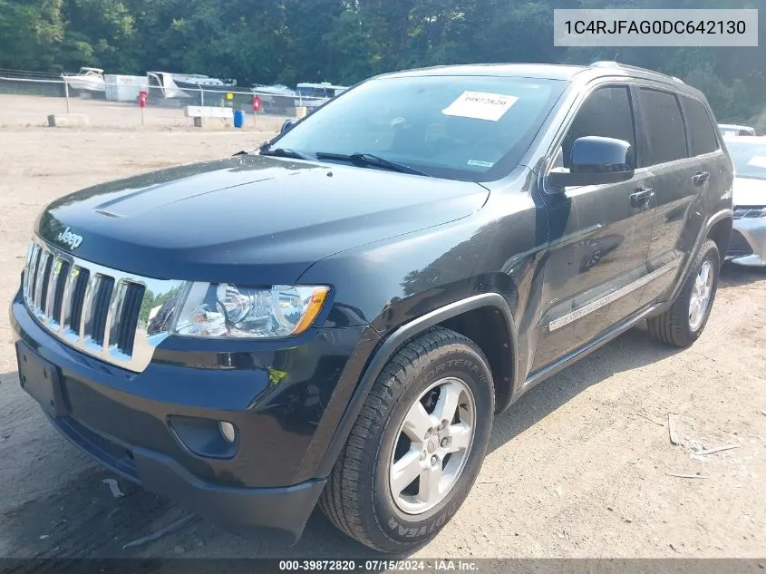 2013 Jeep Grand Cherokee Laredo VIN: 1C4RJFAG0DC642130 Lot: 39872820