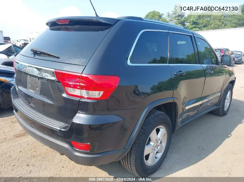 2013 Jeep Grand Cherokee Laredo VIN: 1C4RJFAG0DC642130 Lot: 39872820