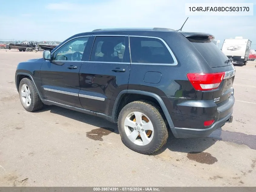 2013 Jeep Grand Cherokee Laredo VIN: 1C4RJFAG8DC503170 Lot: 39874391