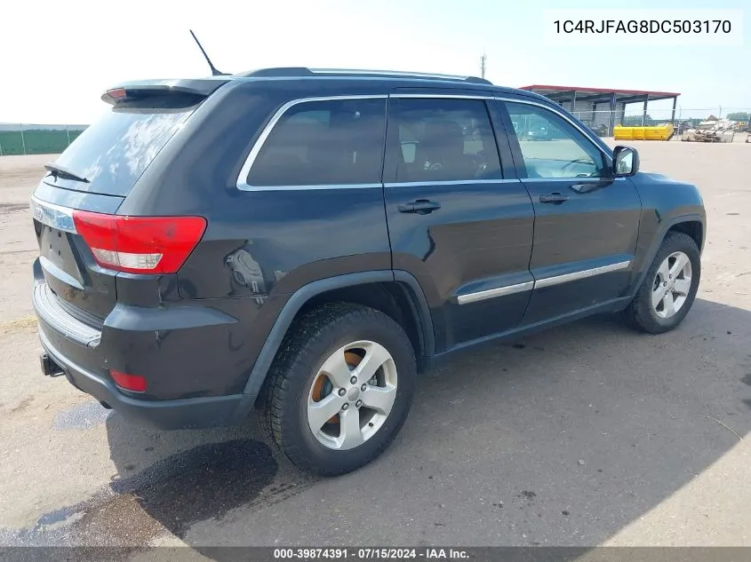 1C4RJFAG8DC503170 2013 Jeep Grand Cherokee Laredo