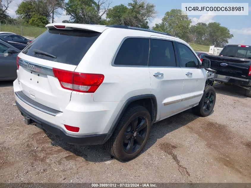 1C4RJFCG0DC638981 2013 Jeep Grand Cherokee Overland