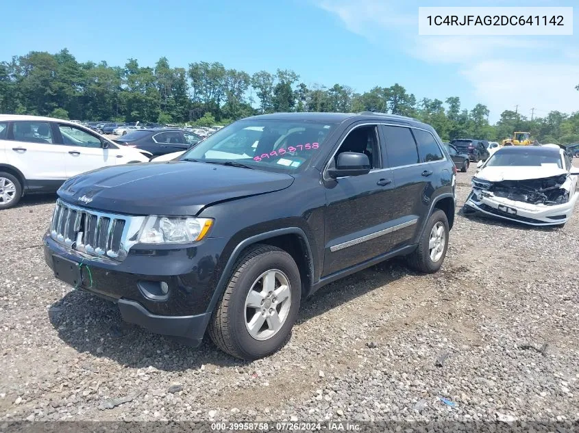 2013 Jeep Grand Cherokee Laredo VIN: 1C4RJFAG2DC641142 Lot: 39958758