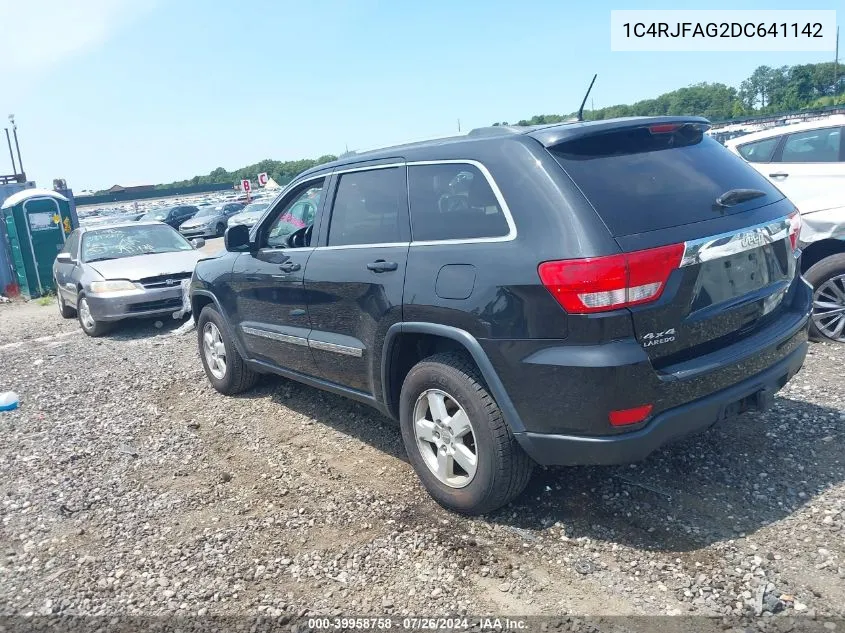 2013 Jeep Grand Cherokee Laredo VIN: 1C4RJFAG2DC641142 Lot: 39958758