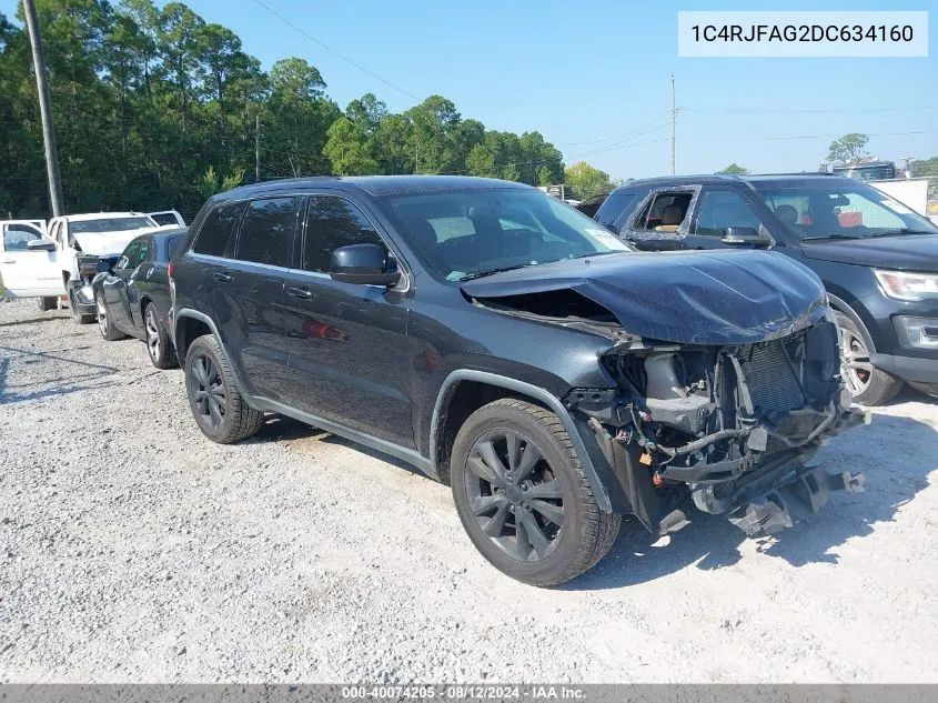 2013 Jeep Grand Cherokee Laredo VIN: 1C4RJFAG2DC634160 Lot: 40074205