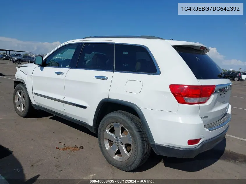 1C4RJEBG7DC642392 2013 Jeep Grand Cherokee Limited