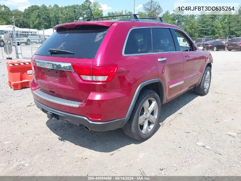 2013 Jeep Grand Cherokee Limited VIN: 1C4RJFBT3DC635264 Lot: 40094495