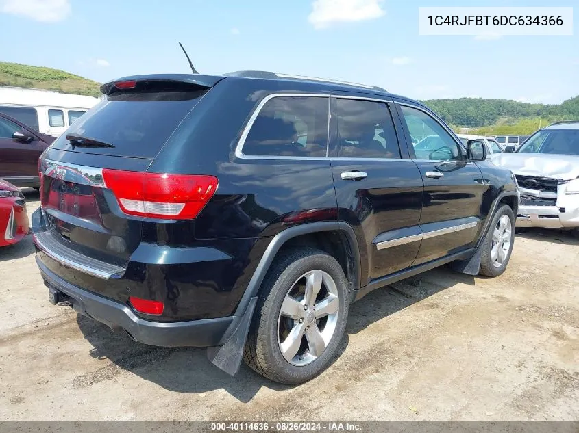 2013 Jeep Grand Cherokee Limited VIN: 1C4RJFBT6DC634366 Lot: 40114636