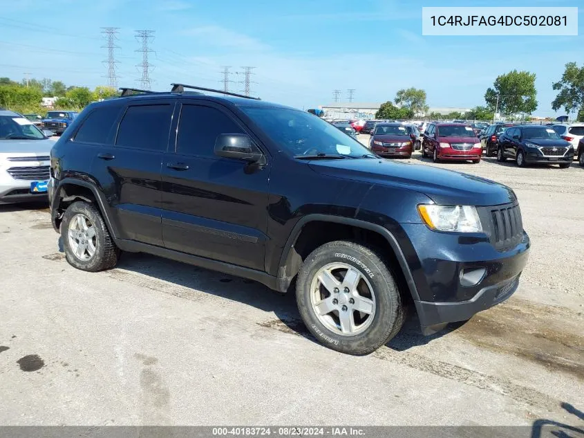 2013 Jeep Grand Cherokee Laredo VIN: 1C4RJFAG4DC502081 Lot: 40183724