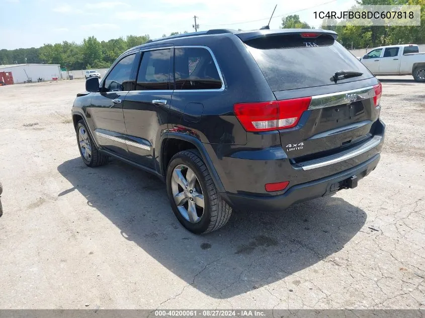 1C4RJFBG8DC607818 2013 Jeep Grand Cherokee Limited