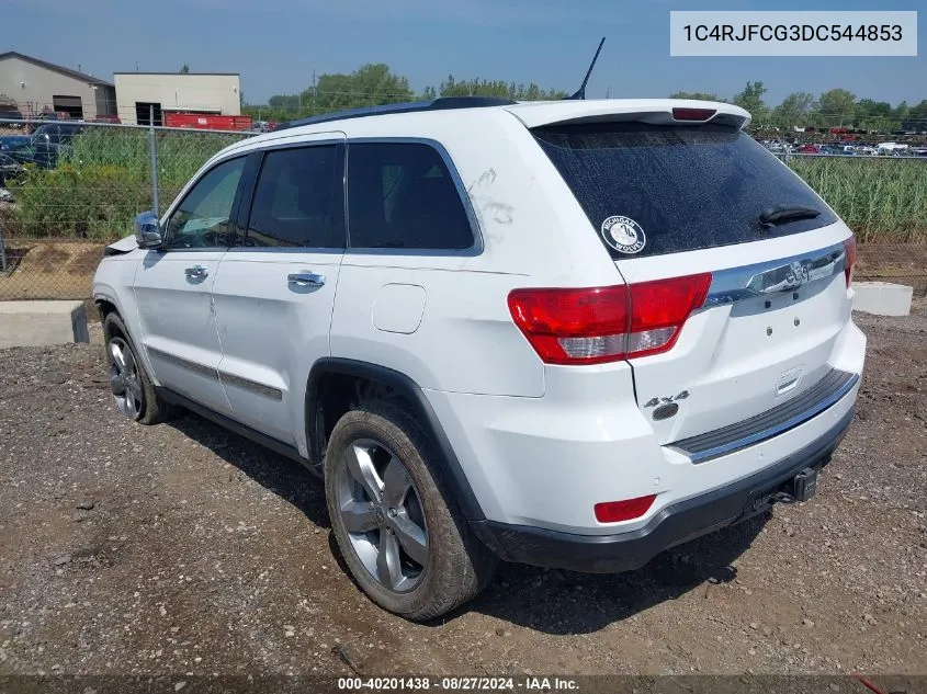 1C4RJFCG3DC544853 2013 Jeep Grand Cherokee Overland