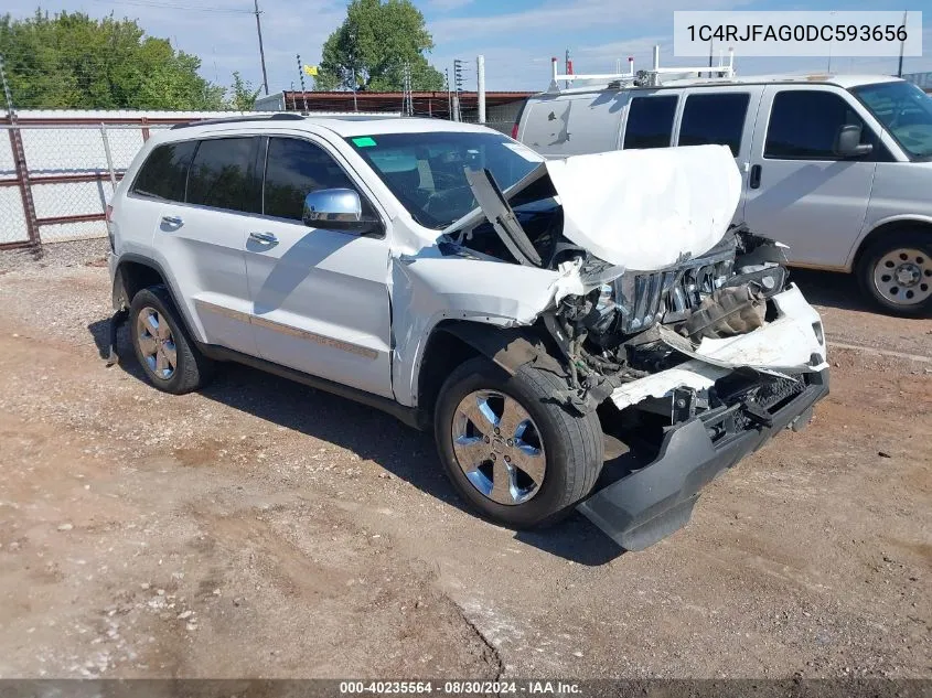 2013 Jeep Grand Cherokee Laredo VIN: 1C4RJFAG0DC593656 Lot: 40235564