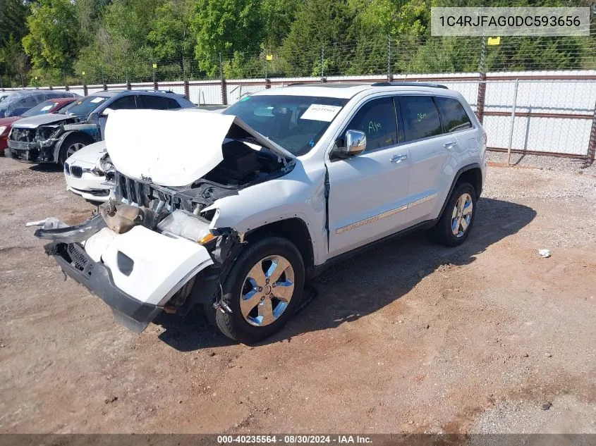 2013 Jeep Grand Cherokee Laredo VIN: 1C4RJFAG0DC593656 Lot: 40235564