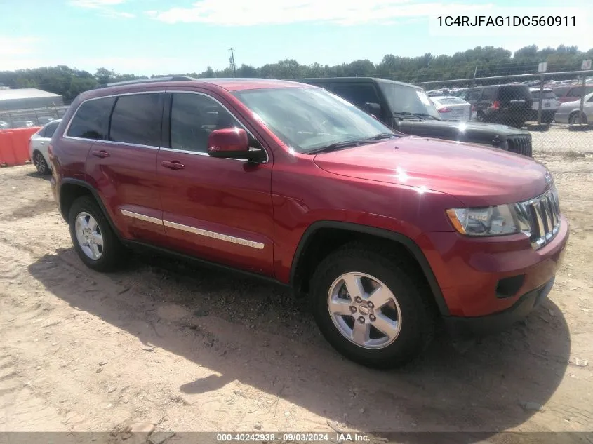 1C4RJFAG1DC560911 2013 Jeep Grand Cherokee Laredo