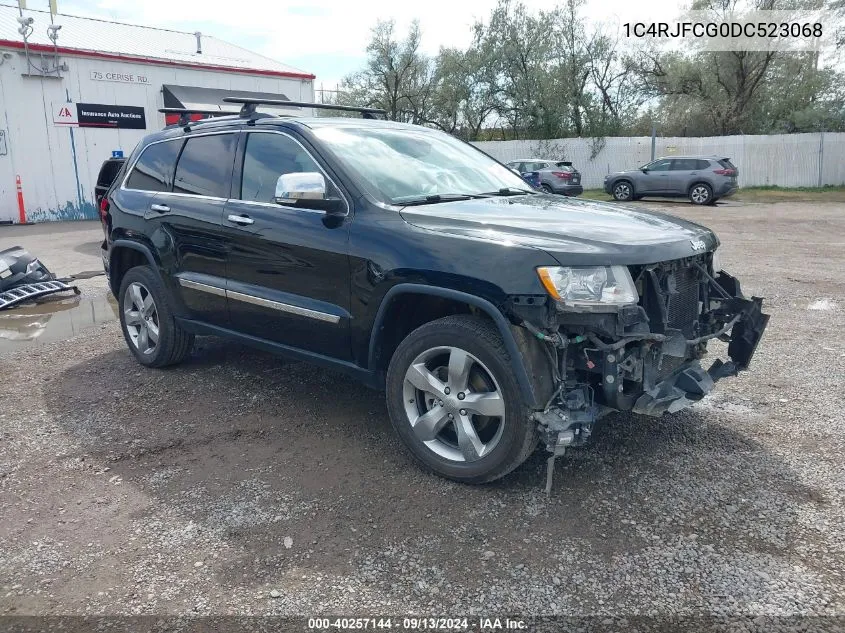 2013 Jeep Grand Cherokee Overland VIN: 1C4RJFCG0DC523068 Lot: 40257144