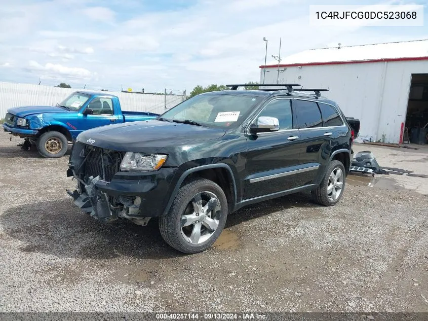 2013 Jeep Grand Cherokee Overland VIN: 1C4RJFCG0DC523068 Lot: 40257144