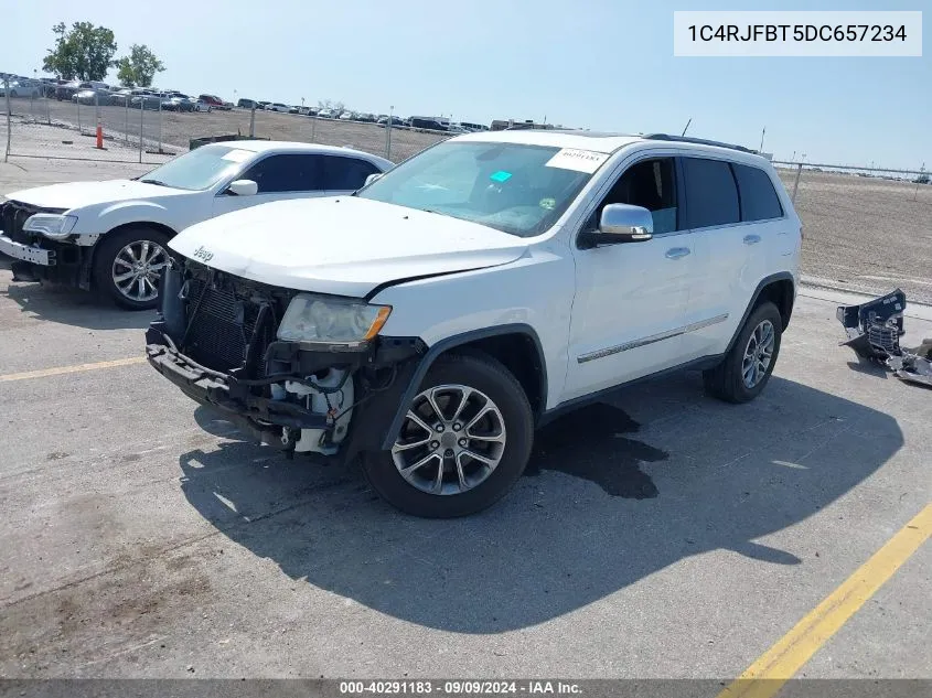 2013 Jeep Grand Cherokee Limited VIN: 1C4RJFBT5DC657234 Lot: 40291183