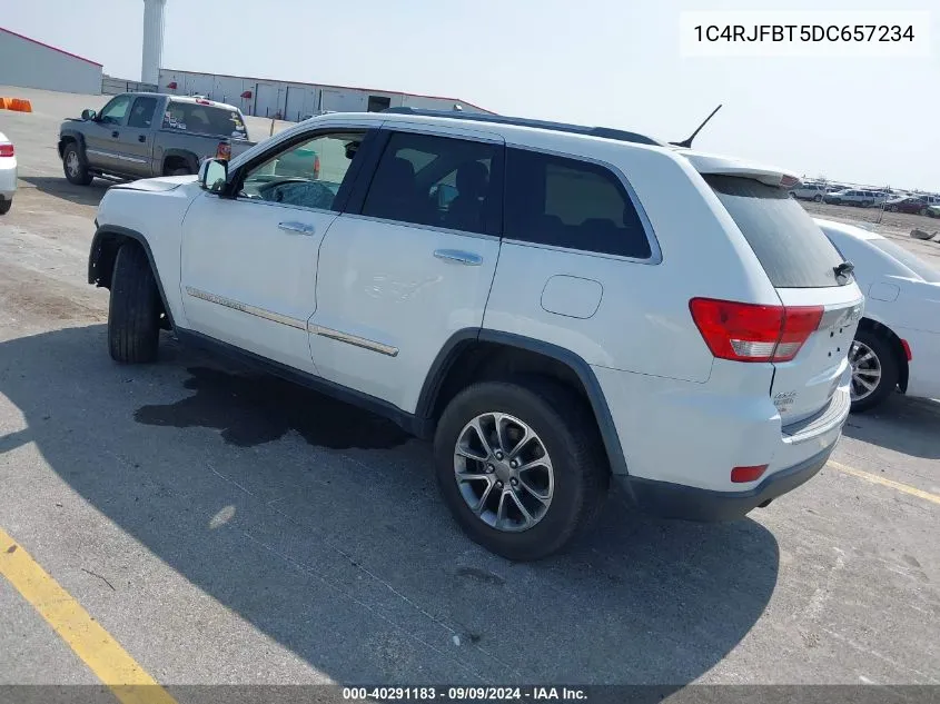 2013 Jeep Grand Cherokee Limited VIN: 1C4RJFBT5DC657234 Lot: 40291183