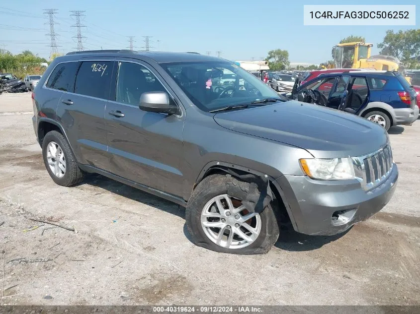 2013 Jeep Grand Cherokee Laredo VIN: 1C4RJFAG3DC506252 Lot: 40319624