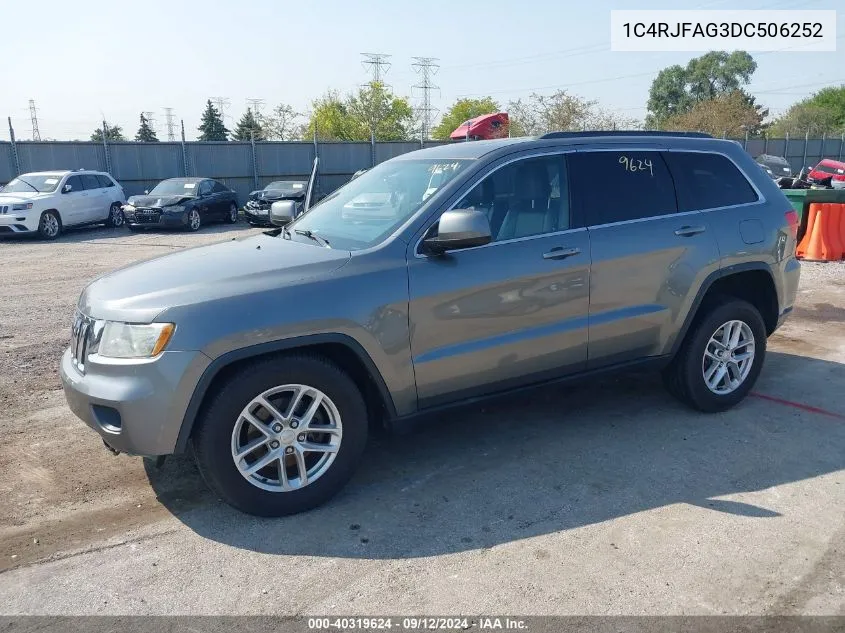 2013 Jeep Grand Cherokee Laredo VIN: 1C4RJFAG3DC506252 Lot: 40319624