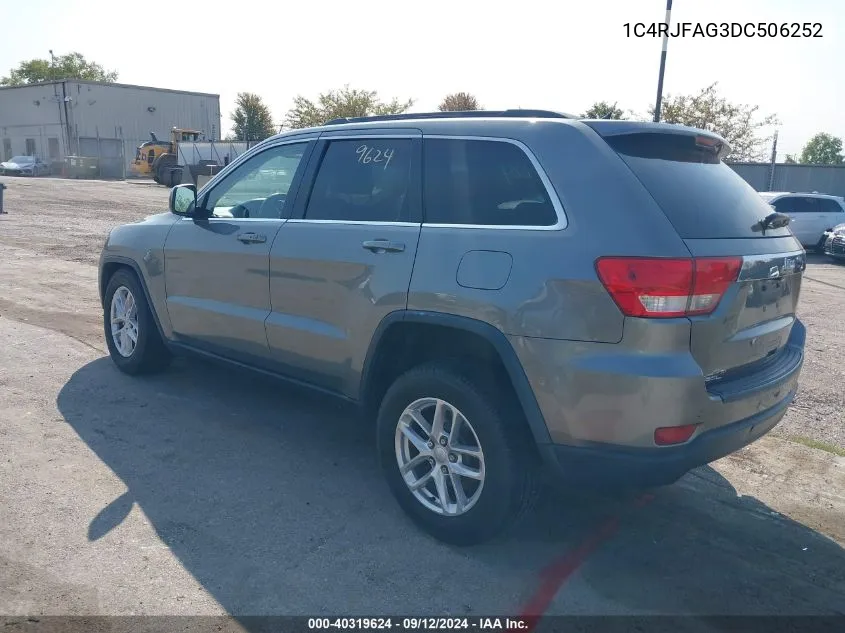 1C4RJFAG3DC506252 2013 Jeep Grand Cherokee Laredo