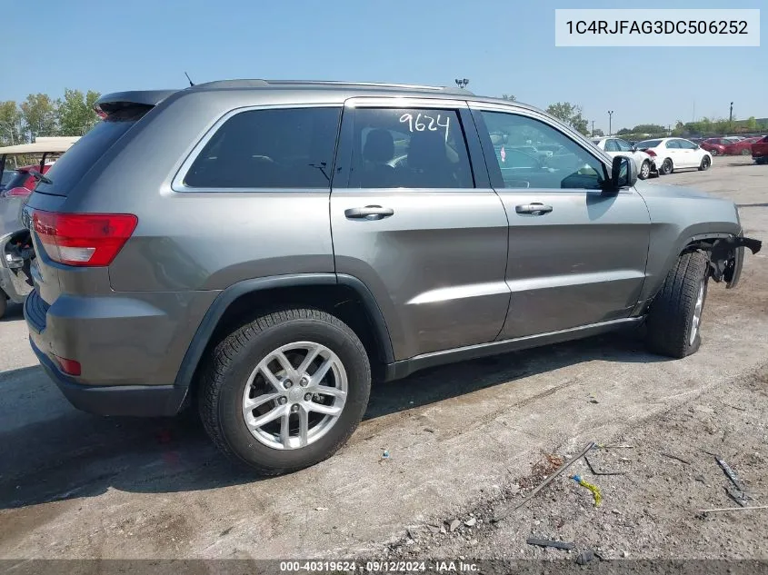 1C4RJFAG3DC506252 2013 Jeep Grand Cherokee Laredo