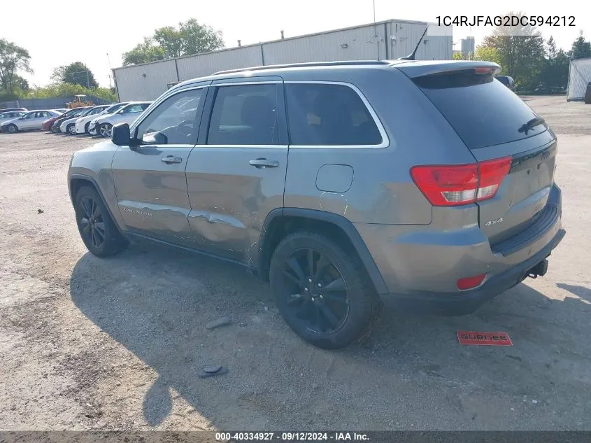 1C4RJFAG2DC594212 2013 Jeep Grand Cherokee Laredo Altitude