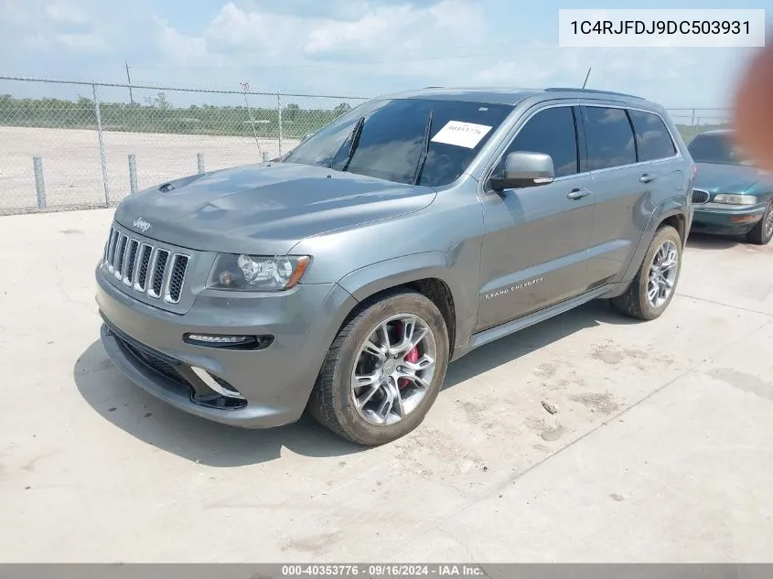 1C4RJFDJ9DC503931 2013 Jeep Grand Cherokee Srt8