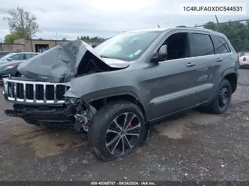 1C4RJFAGXDC544531 2013 Jeep Grand Cherokee Laredo