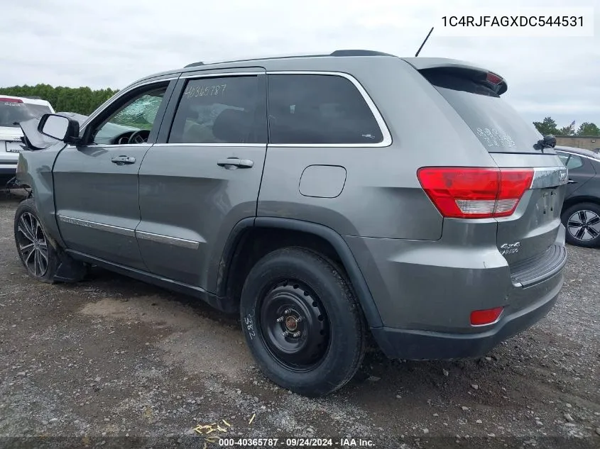 1C4RJFAGXDC544531 2013 Jeep Grand Cherokee Laredo