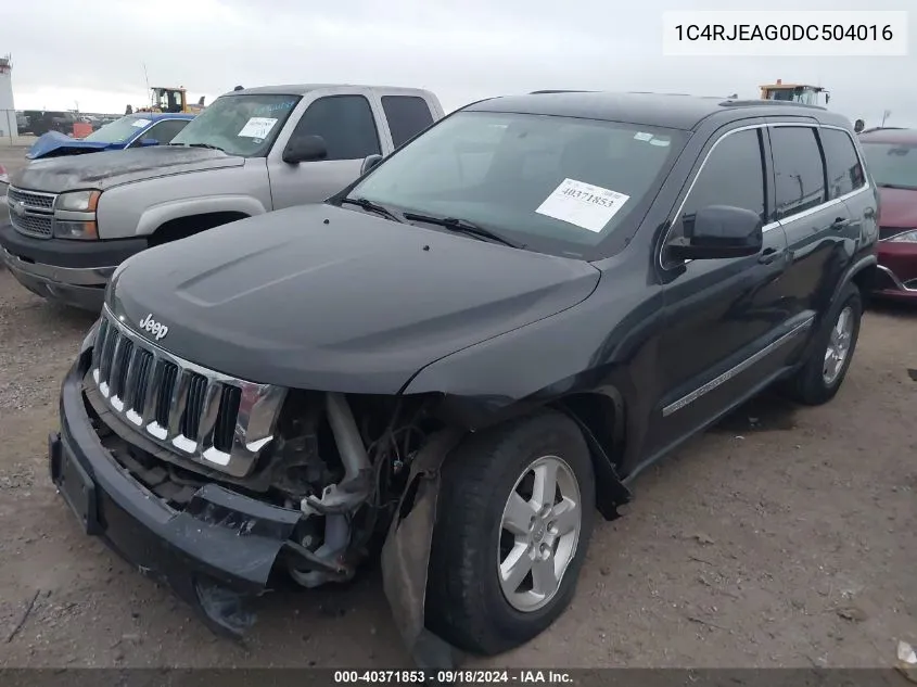 1C4RJEAG0DC504016 2013 Jeep Grand Cherokee Laredo