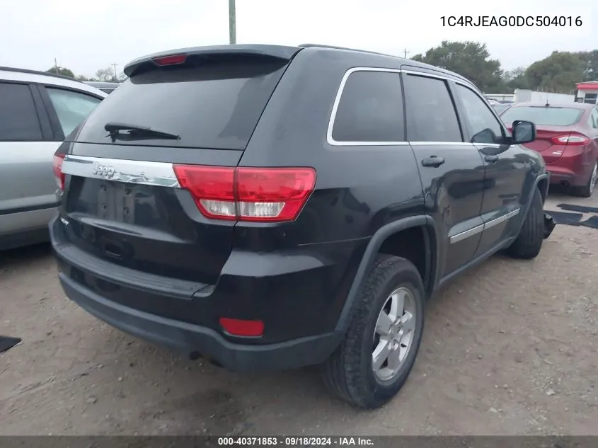 1C4RJEAG0DC504016 2013 Jeep Grand Cherokee Laredo