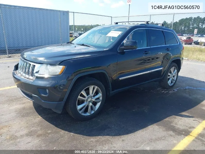 1C4RJFAG1DC560570 2013 Jeep Grand Cherokee Laredo