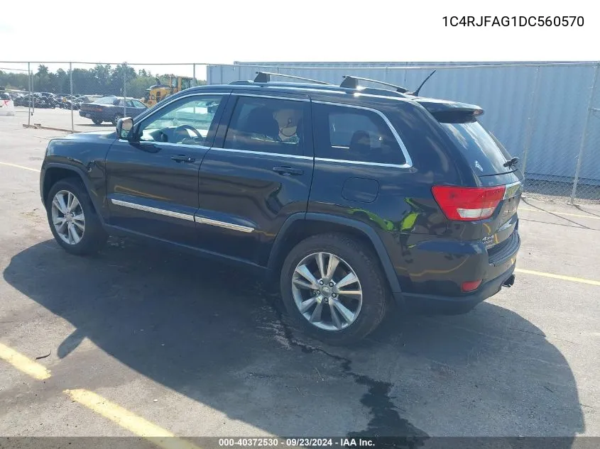 1C4RJFAG1DC560570 2013 Jeep Grand Cherokee Laredo