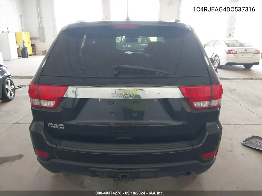 1C4RJFAG4DC537316 2013 Jeep Grand Cherokee Laredo