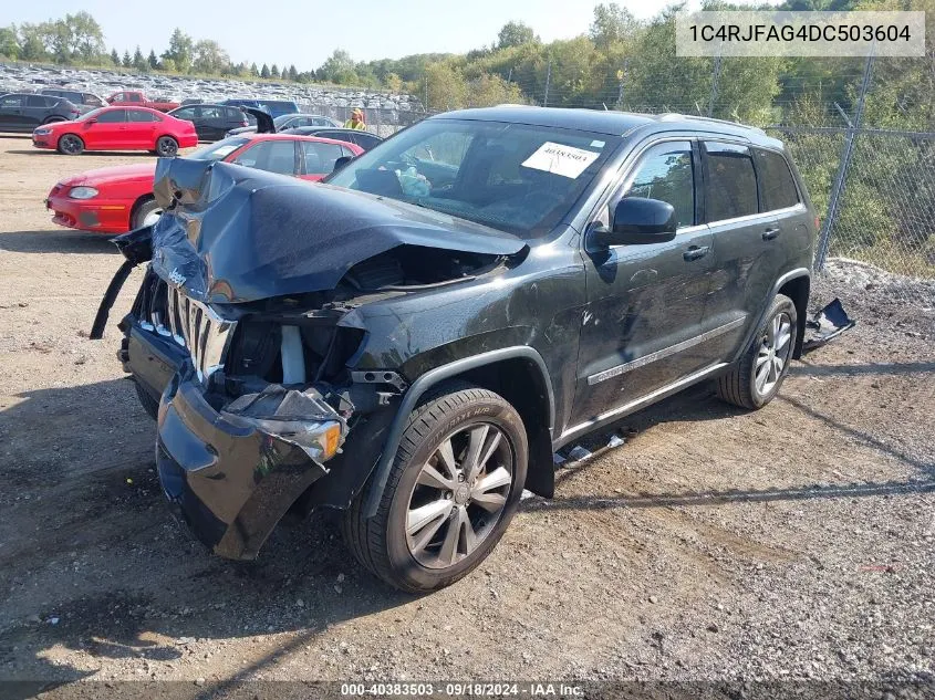 2013 Jeep Grand Cherokee Laredo VIN: 1C4RJFAG4DC503604 Lot: 40383503