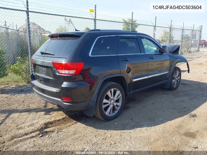 1C4RJFAG4DC503604 2013 Jeep Grand Cherokee Laredo