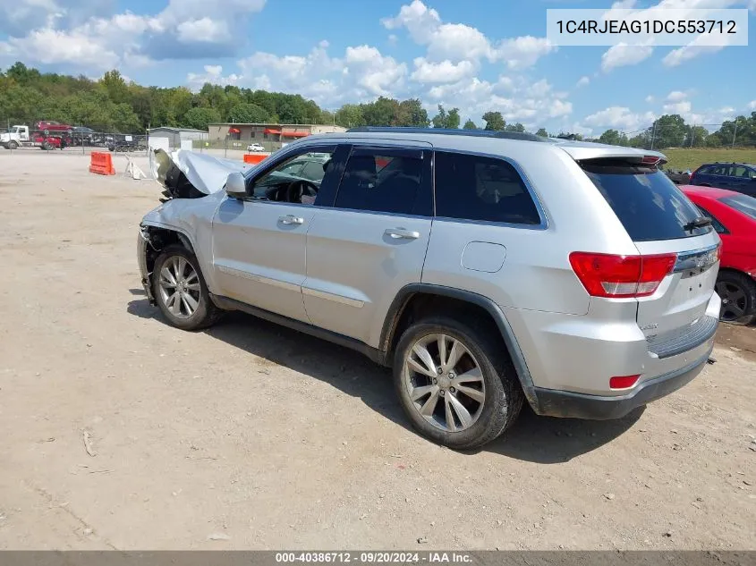 2013 Jeep Grand Cherokee Laredo VIN: 1C4RJEAG1DC553712 Lot: 40386712