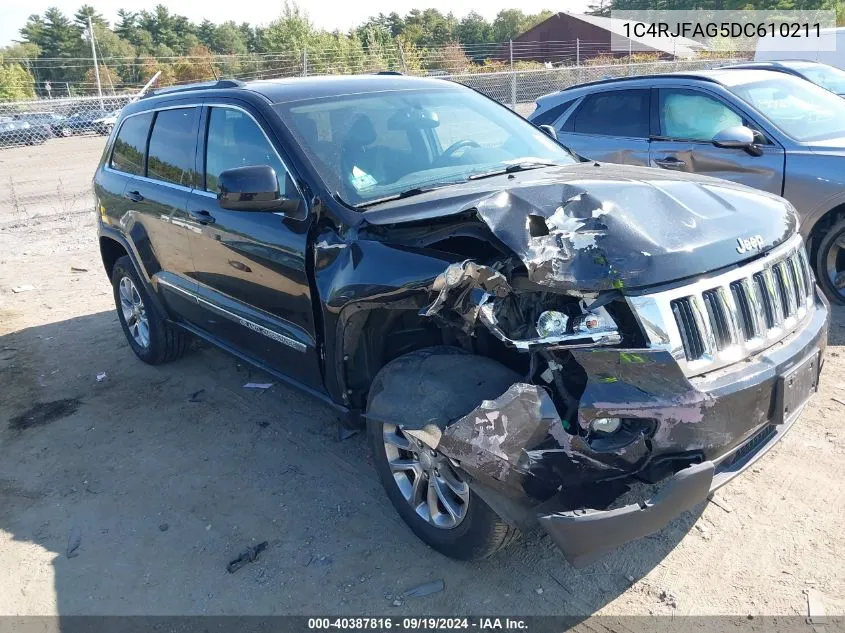 2013 Jeep Grand Cherokee Laredo VIN: 1C4RJFAG5DC610211 Lot: 40387816