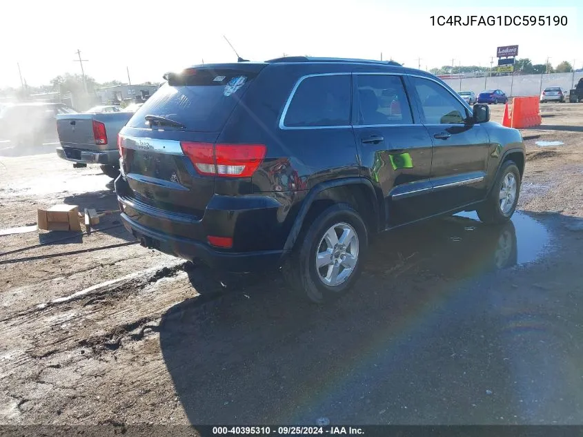 2013 Jeep Grand Cherokee Laredo VIN: 1C4RJFAG1DC595190 Lot: 40395310