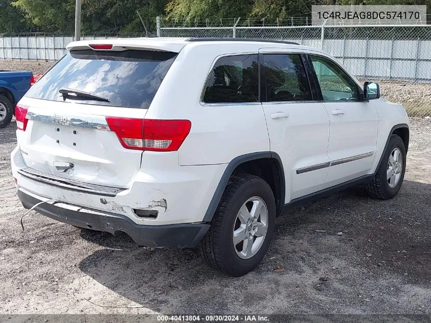 1C4RJEAG8DC574170 2013 Jeep Grand Cherokee Laredo