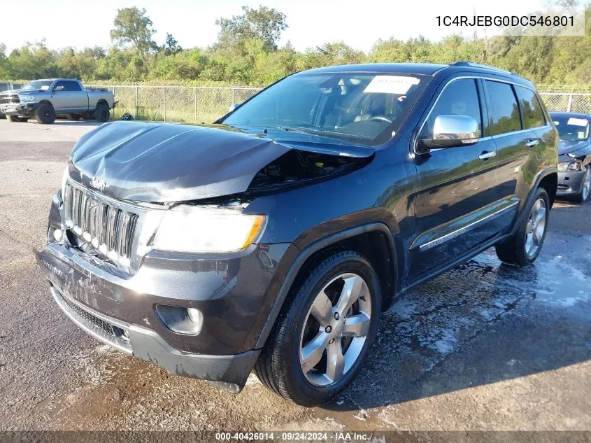 2013 Jeep Grand Cherokee Limited VIN: 1C4RJEBG0DC546801 Lot: 40426014