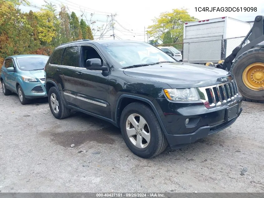 2013 Jeep Grand Cherokee Laredo VIN: 1C4RJFAG3DC619098 Lot: 40427151