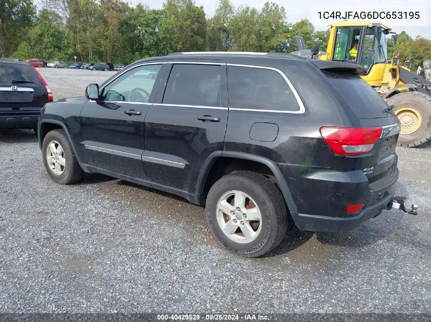 2013 Jeep Grand Cherokee Laredo VIN: 1C4RJFAG6DC653195 Lot: 40429529