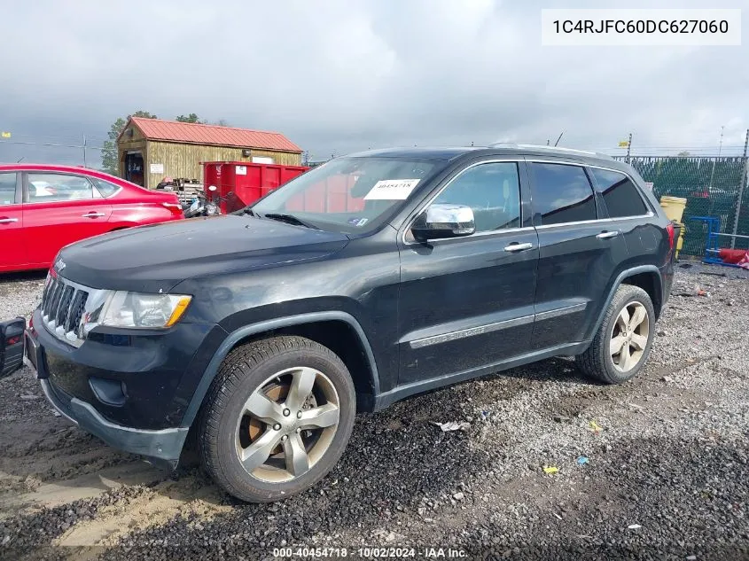 2013 Jeep Grand Cherokee Overland VIN: 1C4RJFC60DC627060 Lot: 40454718