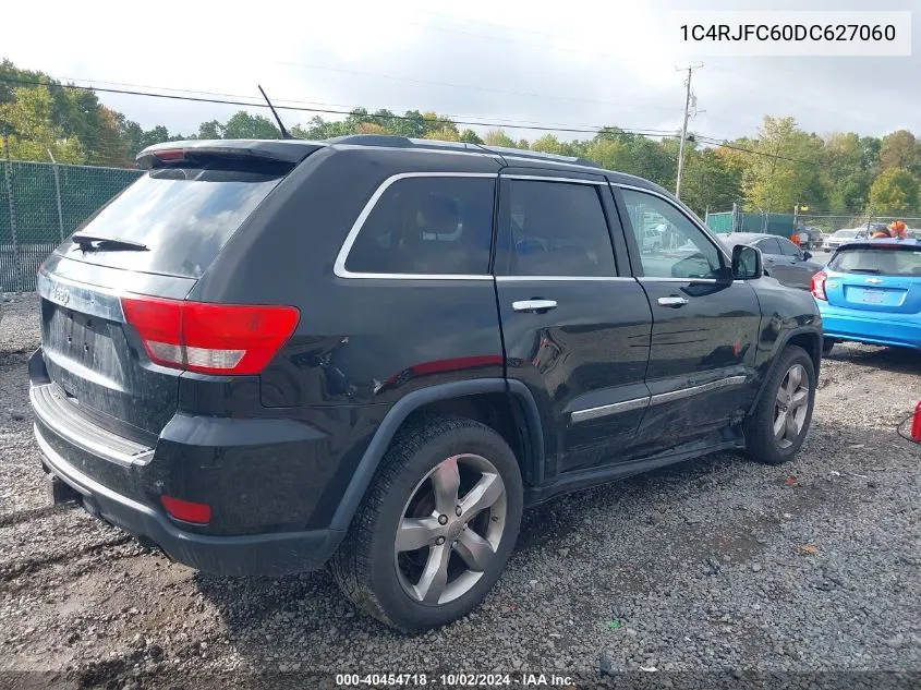 2013 Jeep Grand Cherokee Overland VIN: 1C4RJFC60DC627060 Lot: 40454718